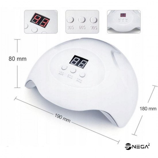 LED LUČKA ZA NOHTE UV LUČKA DUAL LED 48W N UV, LED lučke za nohte