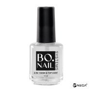 Base & top profesionalni pod-nad lak za nohte BO. nail,  15 ml . Base & top profesionalni pod-nad lak za nohte BO. nail,  15 ml .