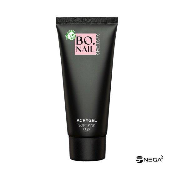 Polygel, AcrylicGel - Soft Pink, 60 gr  Professional poly Gel and Acryl  system for nails