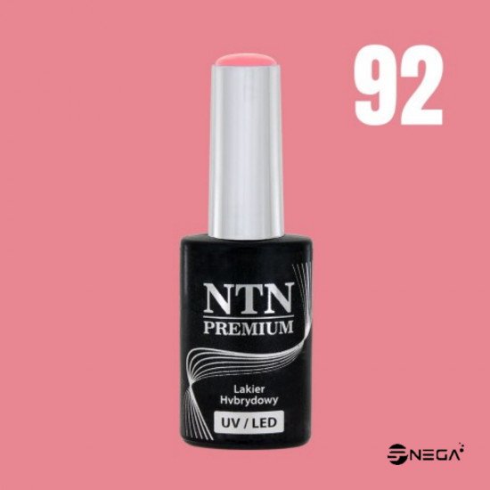 NTN PREMIUM permanentni barvni lak za nohte 092 Permanentni zelo pokrivni gel laki
