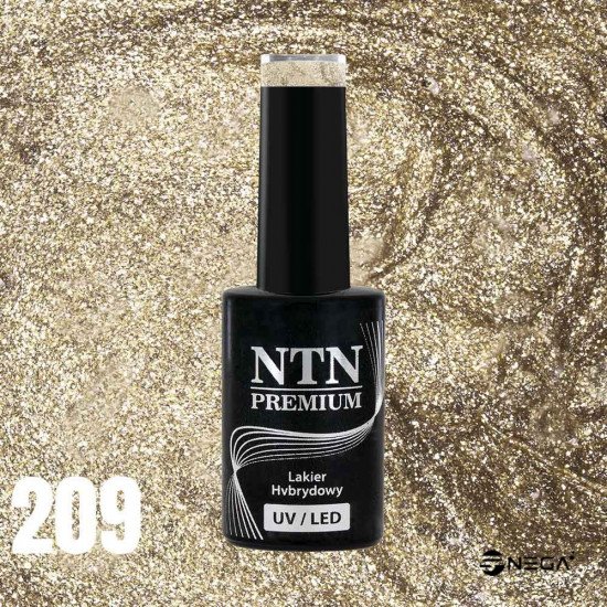 NTN PREMIUM barvni gel lak za nohte 209 NTN PREMIUM permanentni barvni lak za nohte 209 Permanentni zelo pokrivni gel laki
