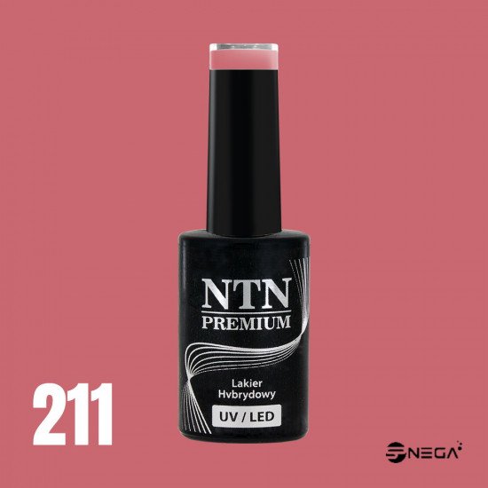 NTN PREMIUM permanentni barvni lak za nohte 211 Permanentni zelo pokrivni gel laki