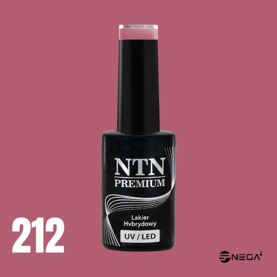 NTN PREMIUM barvni gel lak za nohte 212 NTN PREMIUM permanentni barvni lak za nohte 212 Permanentni zelo pokrivni gel laki