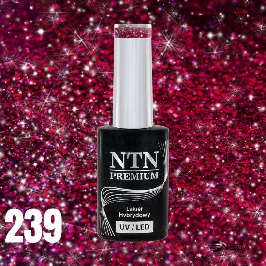 NTN PREMIUM barvni gel lak za nohte 239 Gel laki, Gelish nohti