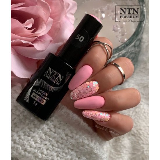 NTN PREMIUM permanentni barvni lak za nohte 050 Permanentni zelo pokrivni gel laki