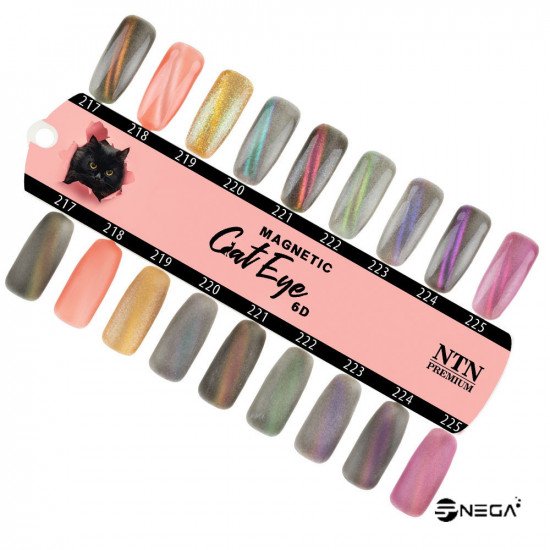NTN PREMIUM magnetic gel nail polish 219 NTN PREMIUM magnetic gel nail polish 219 Magnetic colour gel nail polish CAT EYE