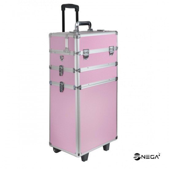 Kozmetički kofer -XL pink Kozmetički koferi i kolice