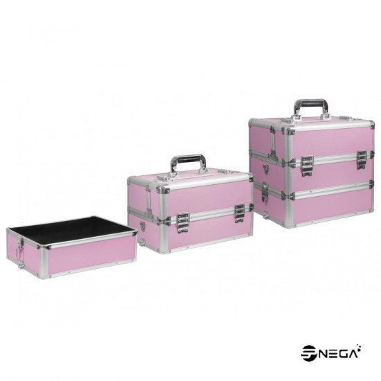 Kozmetički kofer -XL pink Kozmetički koferi i kolice