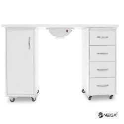 Cosmetic table for manicure