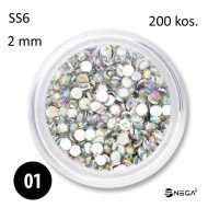 Crystal for nails SS6, 200 pcs