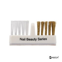 Brush for cleaning grinding attachments