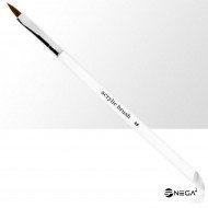 Čopič za akril št 4 s potiskačem z naravno dlako od kune