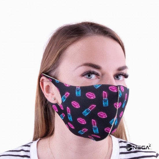 Pralna zaščitna maska za obraz vzorec 3, velikost L/XL Oprema in pripomočki za sterilizacijo