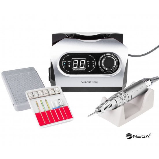 Električna brusilica za manikuru i pedikuru ZS 720 65W srebrn Električne freze, brusilice za nokte 