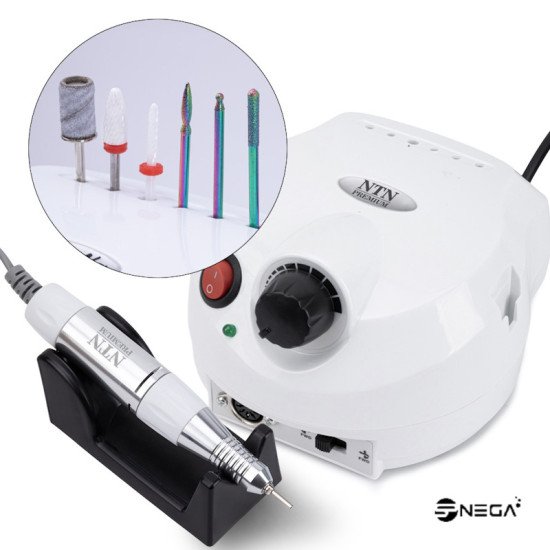 Manicure and pedicure drill machine DM 202 65W white Electric nail drill for nails