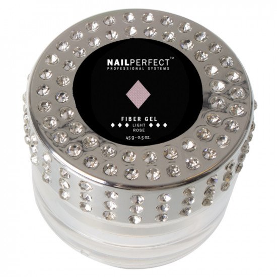 Fiber Gel Light Rose, 45g Gels for nails