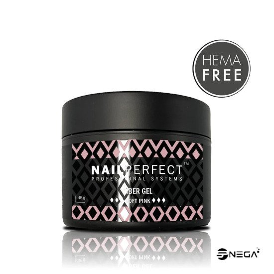 BO Fiber Gel  Soft Pink, 14g Professional FIBER building gels