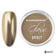 Pigment powder with a chrome look for nails, 01