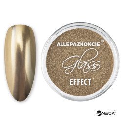 Pigment powder with a chrome look for nails, 01