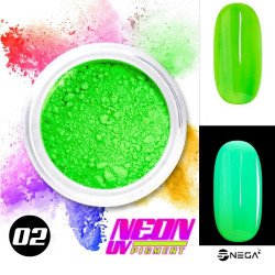 Neon glitter dust for nails that glows 2