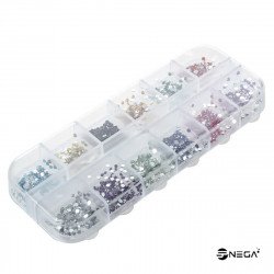  Nail Art Rhinestones For UV Gel Glitters Acrylic P100