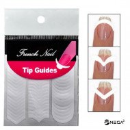 Nalepke za francoske konice 51 kosov 3 oblike