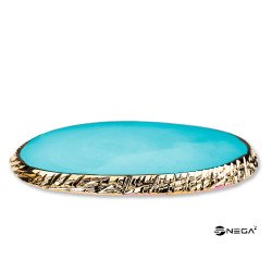 A design stone for mixing colors and eyelash glue