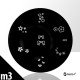 The metal plate stamp - template m3