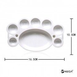 Palette for mixing different colors