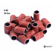 Nail Drill Sand Bands  #80, 50 pieces