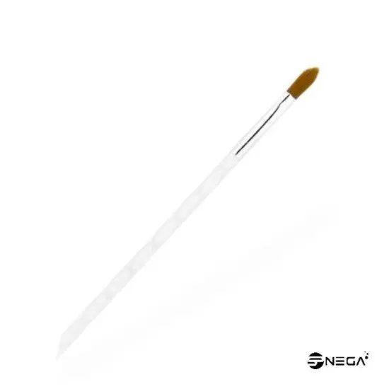 Brush for acrylic with a pusher No. 10 Brush for acrylic with a pusher No. 10 Brushes for gel and nails