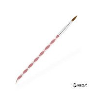 Brush for acrylic with a pusher No. 8