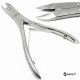 Pliers duplex professional with curved nail blades length 15 mm