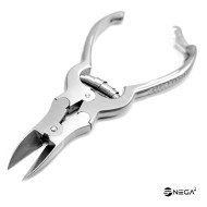 Professional pliers for nails with double transfer 