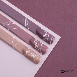 The metal plate stamp - template D8