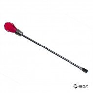 Spoon with a crystal for mixing 