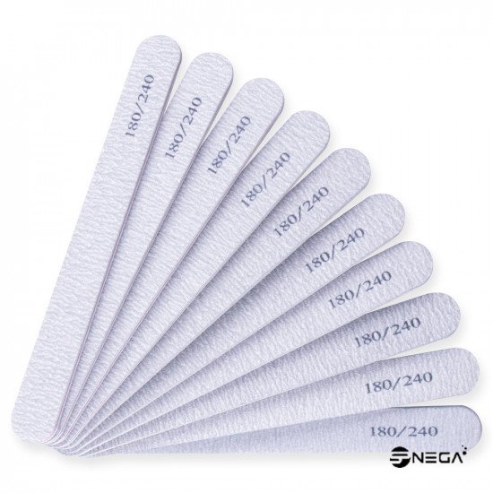 Nail file 180/240 RZ, 10 pcs  Files, blocks, and buffers