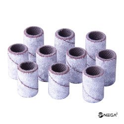 Sanding bands for manicure and pedicure, roughness # 80, 10 pieces