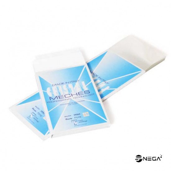Transparent thermal sheets, dimension 12 x 30 cm,  packing of 200 pieces Supplies for beauty and hair salons
