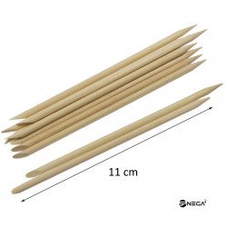  wooden manicure stick, 110 mm,  10 pcs