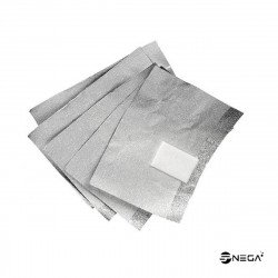Pads with foil remover gel nail polish