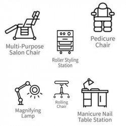 All cosmetic equipment, furniture and appliances - BY ORDER